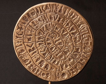 K14 585 ゴールド ファイストスの円盤 トップ 古代ギリシャ カレンダー K14 585 ゴールド ファイストスの盤 トップ 古代ギリシャ カレンダー