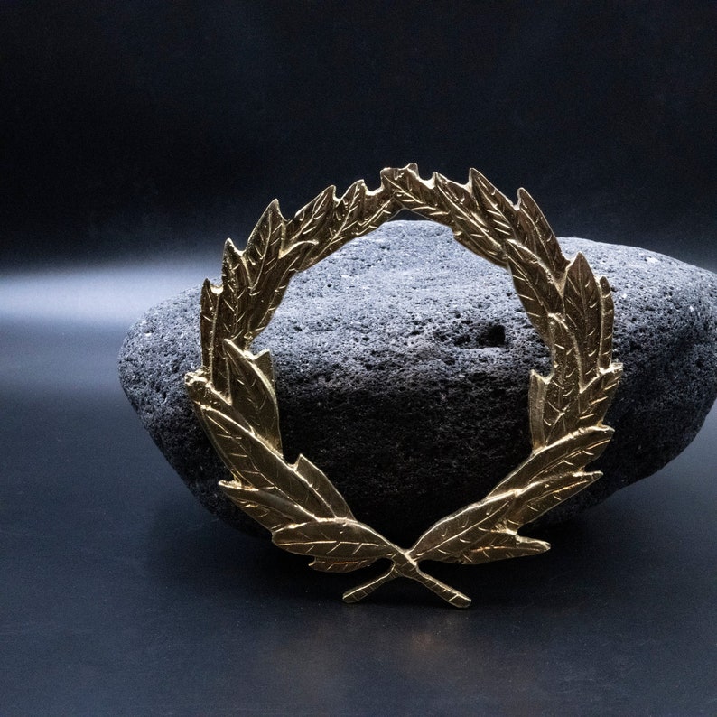 Bronze Olive Wreath Metal Art Wreath Greek Olympic Games | Etsy