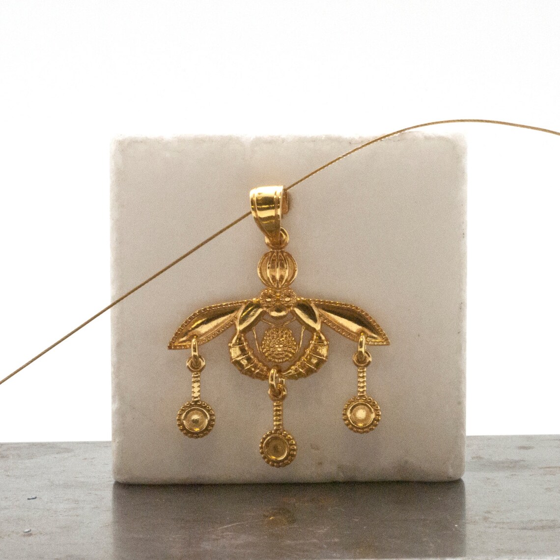 Minoische Gold Bienen Anhänger antike griechische Museum Etsy