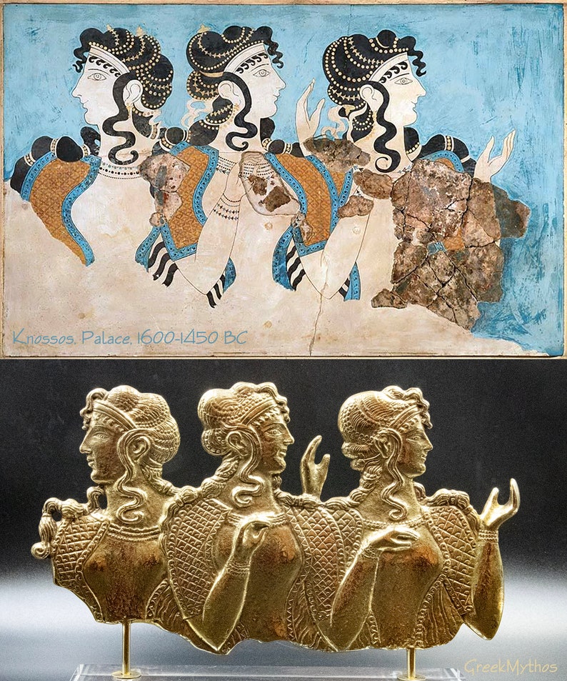 Greek Sculpture Cretan Minoan Bronze Sculpture Knossos Etsy