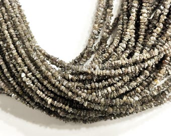Natural Champagne Brown Diamond Beads, Brown Diamond Uncut Beads, 2-3MM Raw Diamond Beads, Rough Diamond Nugget Beads for Jewelry Making 16"