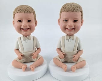 Cabezón de bebé personalizado: figura personalizada para recién nacidos hecha con tu foto