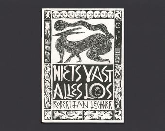 Riso Zine – Robert Jan Lechner – Niets Vast Alles Los
