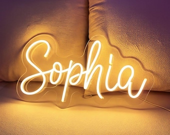 Custom Name Neon Sign, Personalized LED Neon Name Light, Custom Text Wall Art Decor, Home, Birthday Gift,Neon Custom Names, LED Names