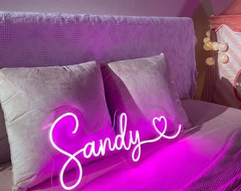 Custom Neon Name Sign | LED Neon Light | Birthday Decor Lights | Neon Sign Bedroom | Neon Decor Lights | Neon Light Up Sign | Name LED Sign