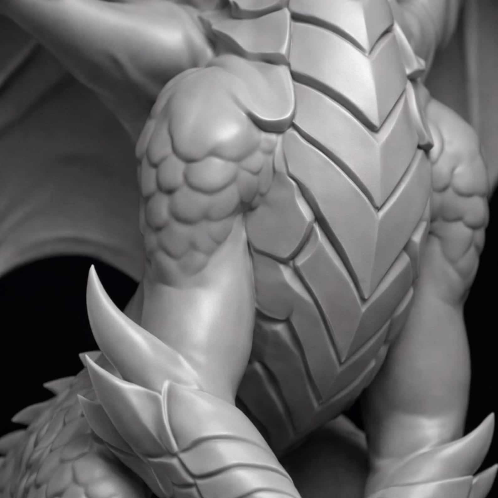 Fantasy Dragon 3D Model STL – High Detail Dragon Statue for 3D Printing ...