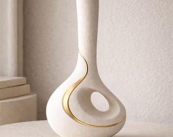 Modern Abstract Vase STL | Minimalist Sculptural Home Decor | Printable 3D Art Vase | Contemporary Decor STL