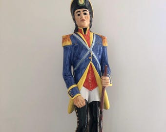 Capodimonte Style Napoleonic Soldier – 24 inches Tall