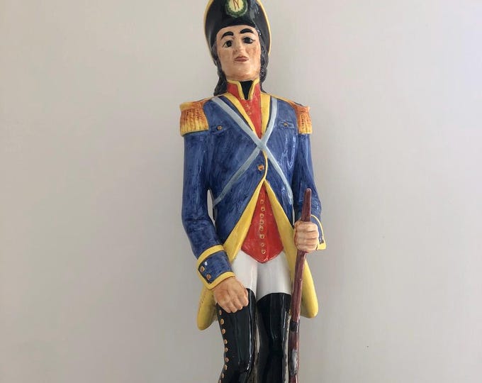 Capodimonte Style Napoleonic Soldier – 24 inches Tall