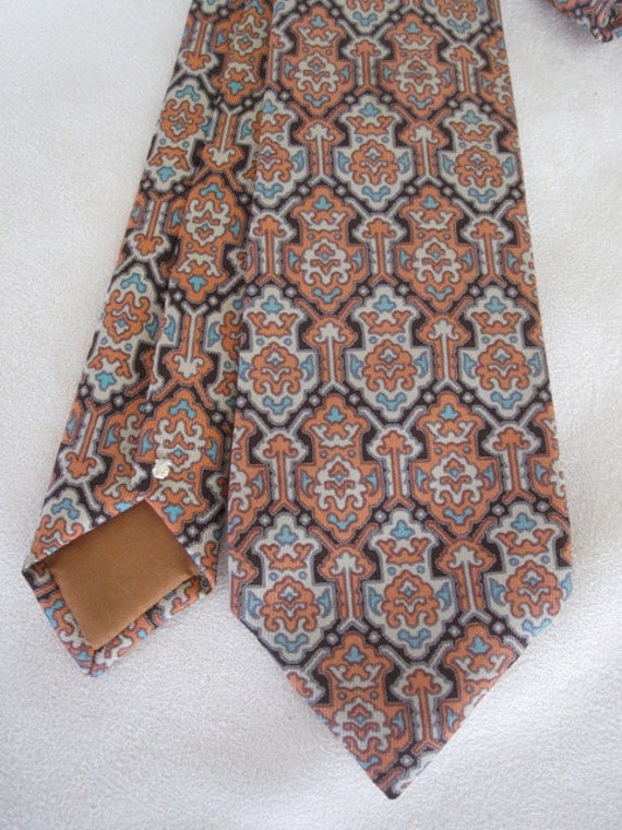 Pierre Cardin Geometric Necktie Cravat Vintage 19… - image 3