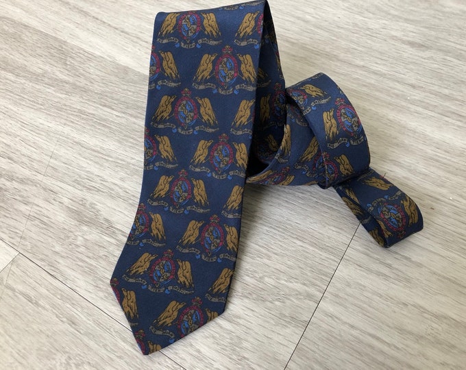 Vintage 1970s Alcione Milano Silk Necktie