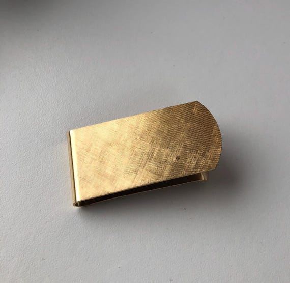Mid Century Avedon Vermeil Money Clip – 1970s