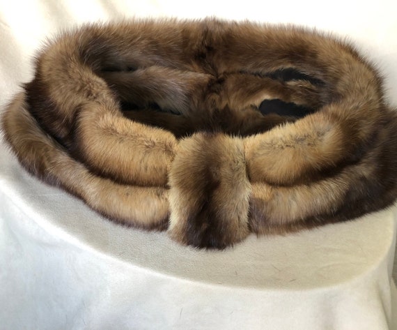 Sable Fur Stole, Capelet, Shrug - 1950s