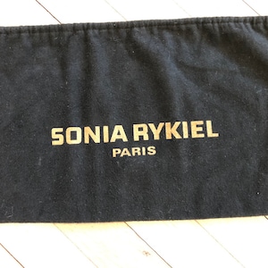 Vintage Sonia Rykiel Paris Clutch Style Dust Cover - 1980s