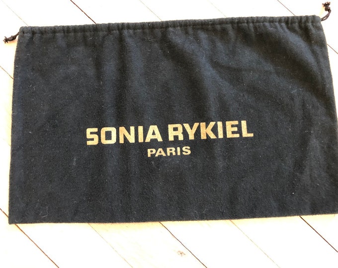 Vintage Sonia Rykiel Paris Clutch Style Dust Cover - 1980s