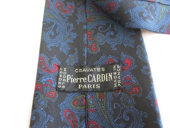 Pierre Cardin Ancient Madder Paisley Necktie Crav… - image 4