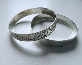 Sterling Silver Bangle Bracelets