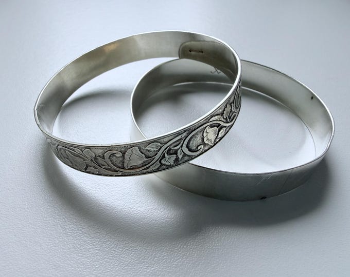Sterling Silver Bangle Bracelets