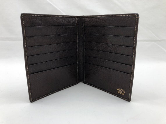 Vintage GUCCI Men’s Leather Wallet Euro Style 1980