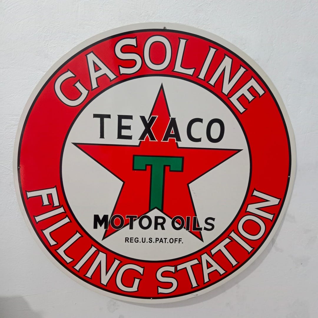 Motor Oil Metal Sign | Rustic Garage Wall Decor (30x30 Inches) - Etsy