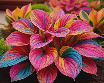 Graines Hosta de couleurs mélangées – Vivaces résistantes à l'ombre et au froid