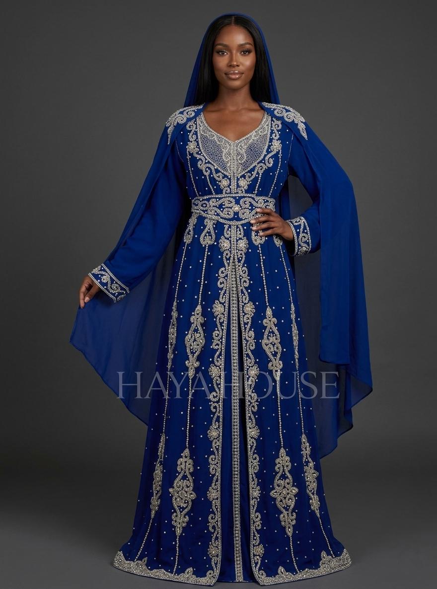 open lace back dress Gold Elegant Sparkly Long Sleeves Round Neck A-line Prom Dresses, even –  SposaBridal main image 0