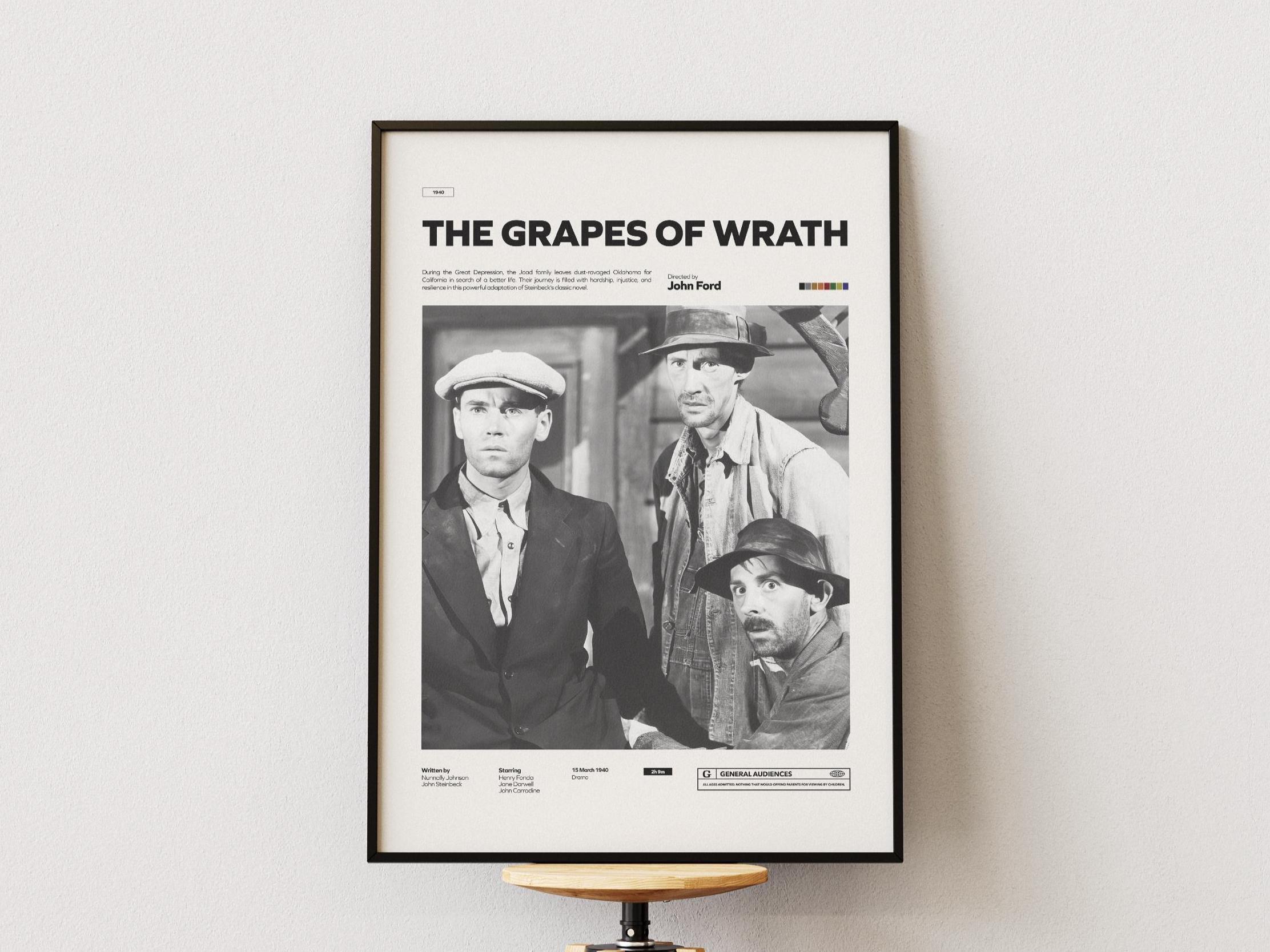 Grapes of Wrath Movie Poster - Etsy