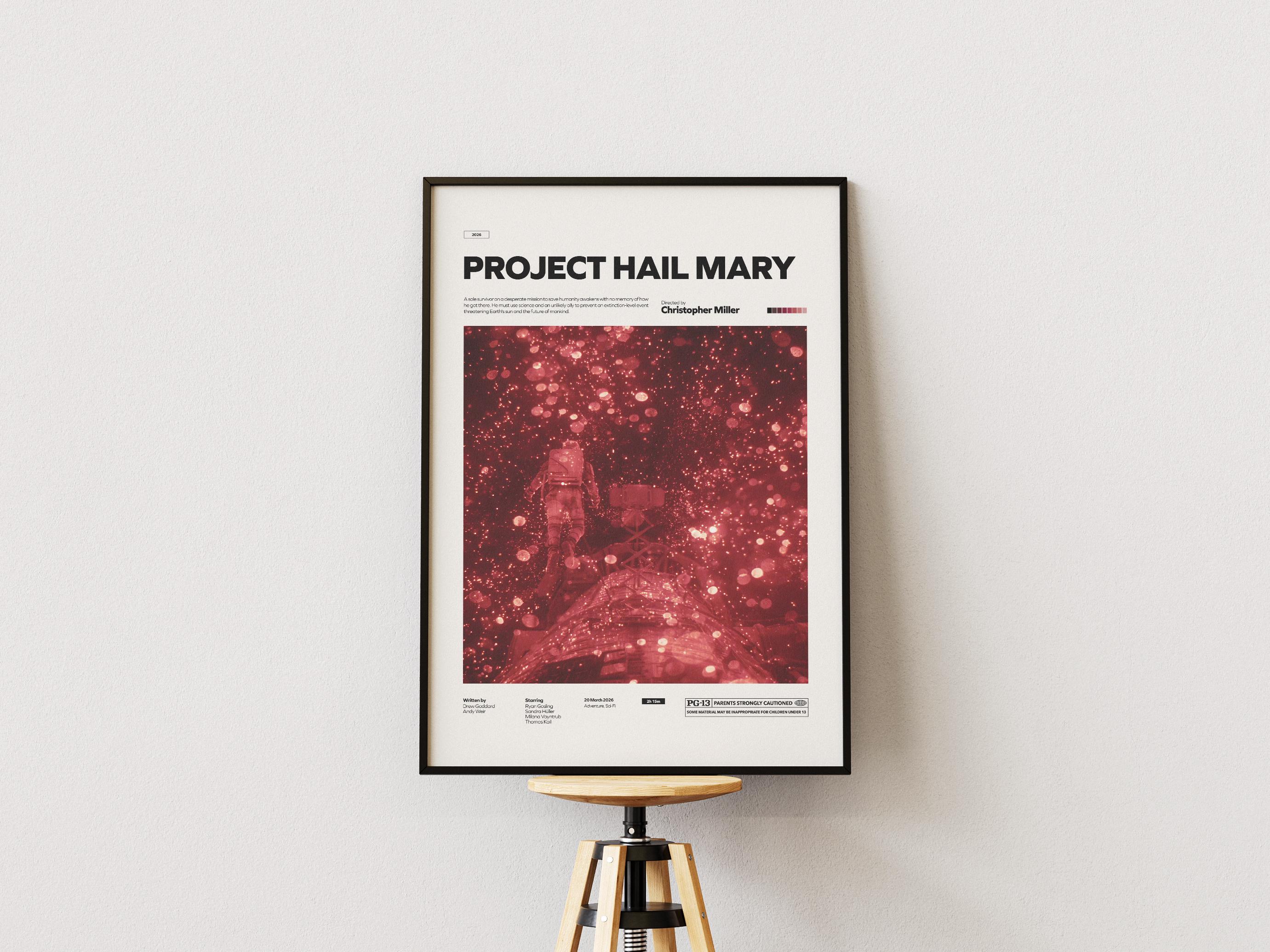 Project hail mary poster - Etsy 日本