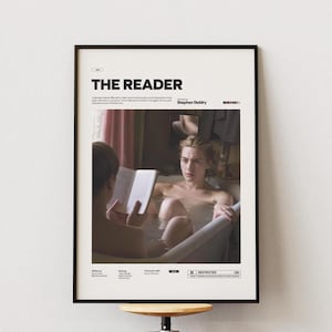 The Reader Poster, Kate Winslet Starring The Reader Print Poster, Stephen Daldry Film, Movie Wall Art, Kate Winslet Poster, Bar Decor Idea