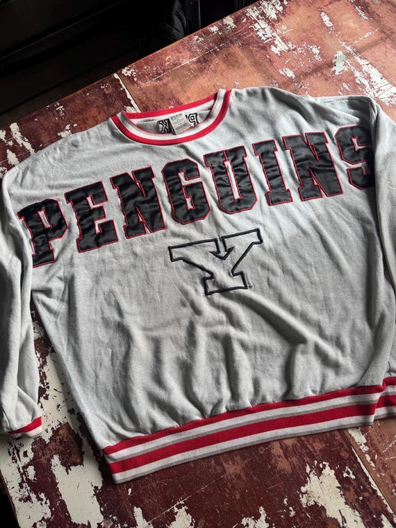 Vintage Youngstown State Penguins Gameday Couture Twice As Nice faded crewneck sweatshirt.