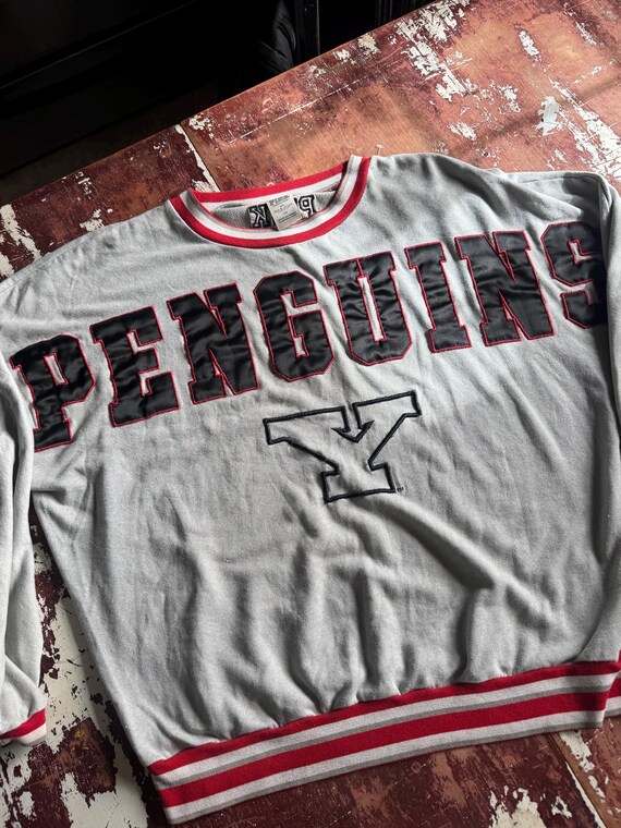 Vintage Youngstown State Penguins Gameday Couture Twice As Nice faded crewneck sweatshirt. View 2