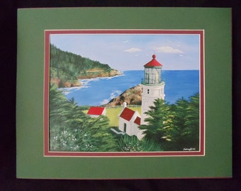 Heceta Head Lighthouse 8"x10" Fine Art Print