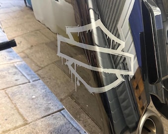 HD Graffiti Motorcycle Decal