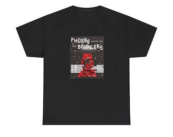 Maglietta Phoebe Bridgers, design teschio, musica indie