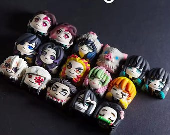 Custom-Made Demon Slayer Keycaps – Anime Resin Keycap, Customised Artisan Key, MX Mechanical Keyboard Accessory