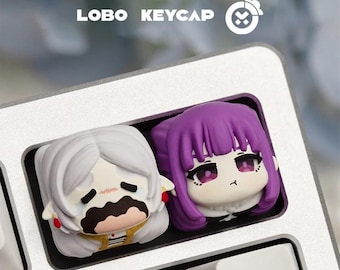 Custom-Made Frieren Keycap – Beyond Journey Resin Keycaps, Customised Anime Artisan ESC Key, MX Mechanical Keyboard Accessory