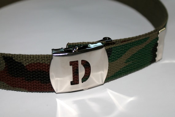 Camouflage Letter Belt Army Belt Camo Belt Military Slide 