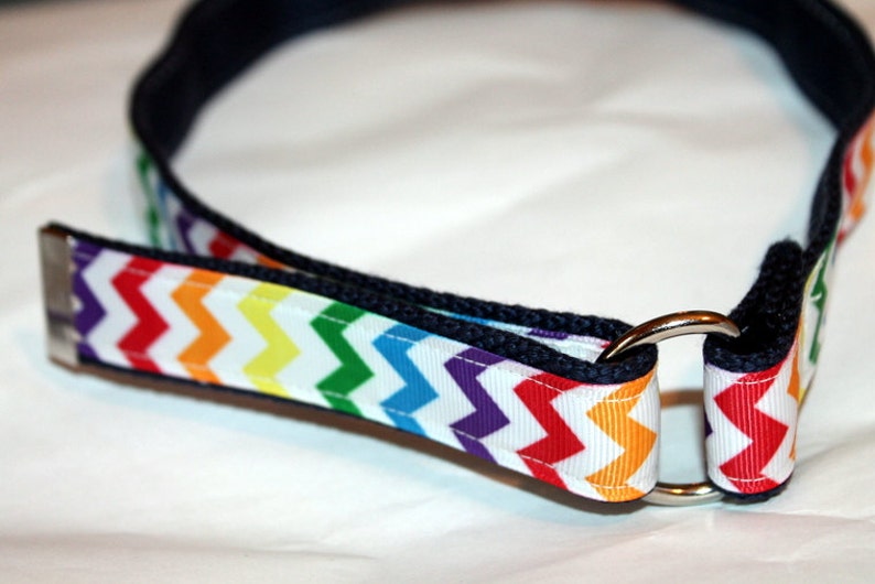 Girls rainbow Belt hook and loop Belt Chevron Girl Belt Little Etsy