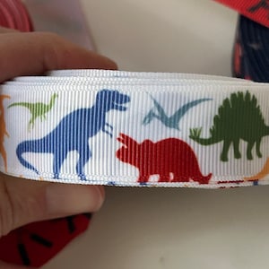 Boys Ribbon Dinosaur Ribbon, Ninja Ribbon, Planet Ribbon Space Theme RIbbon image 4