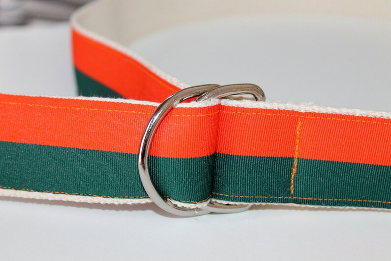 Orange and Green Belt Mens Orange and Hunter Green Belt Mens - Etsy