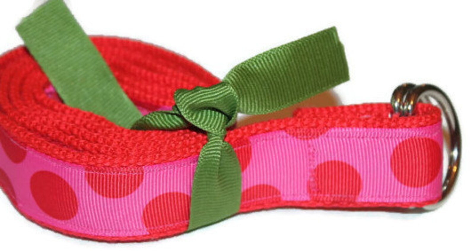 Girls Pink Belt Girls Polka Dot Belt Hot Pink Girls Belt Girls Etsy