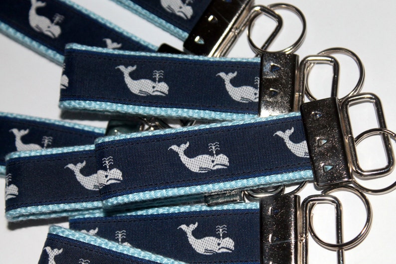 Party Favor Custom Set of 20 Key Fobs Key Ring Party Favors Wedding Team Gift Baby Shower Favor Key Ring Set Custom Key Fobs Preppy Key Ring