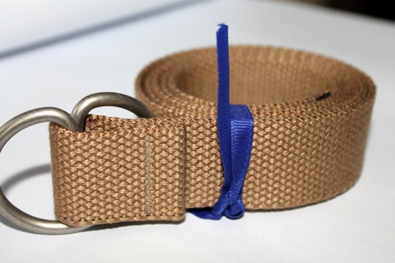 canvas ring belt
