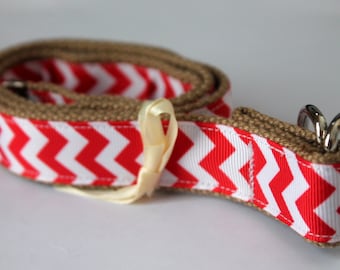 Girls Preppy Belt Red Chevron Khaki Belt Girls Chevron Belt Girls School Uniform Belt Khaki Girls Belt Little Girls Belt Khaki D Ring Belt