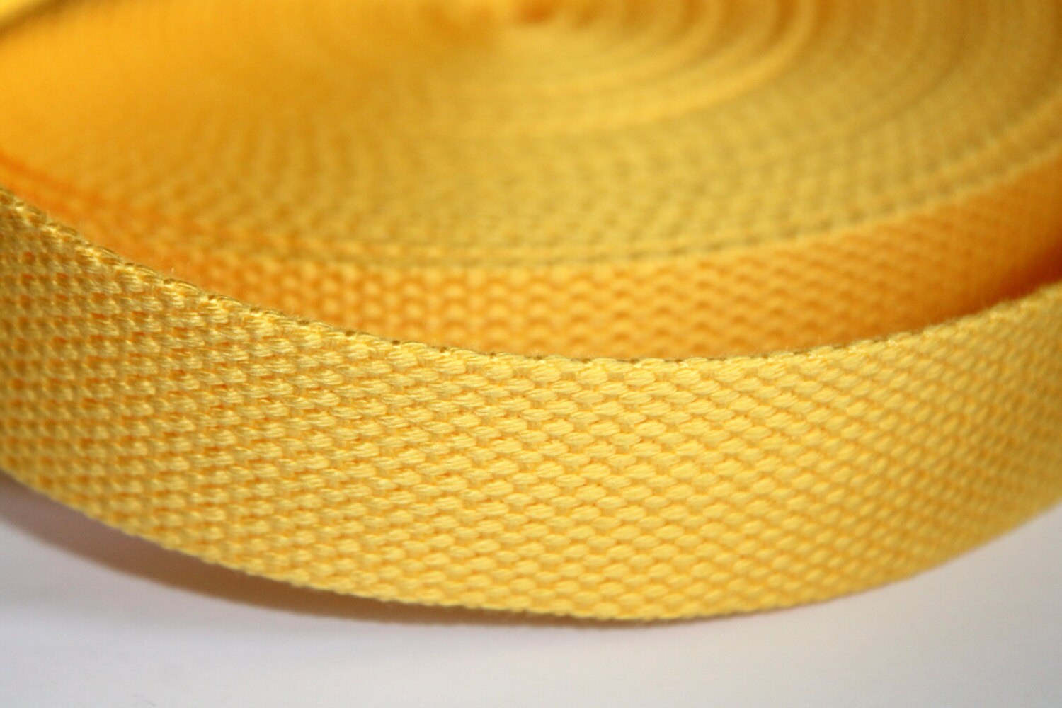Yellow D Rings D Ring Belt Yellow Webbing Belt Men Women 1.25