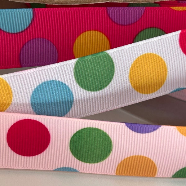 Multi Color Polka Dot Fabric - Etsy