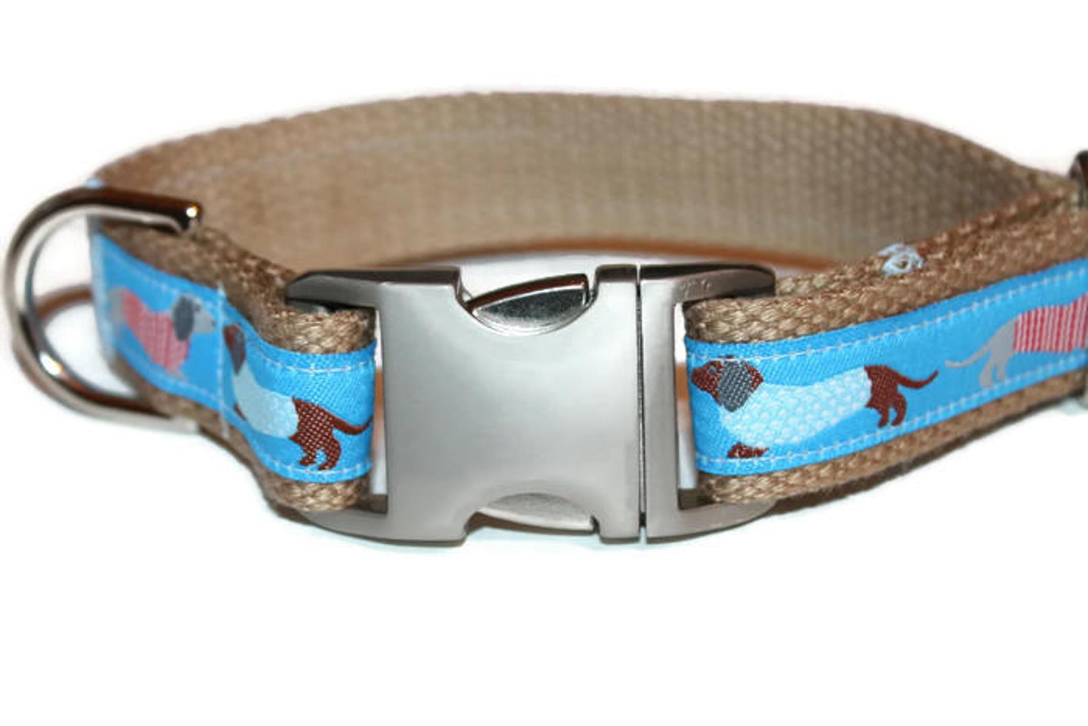 Weiner Dog Collar Matching Leash Dachshund Leash and Collar Etsy