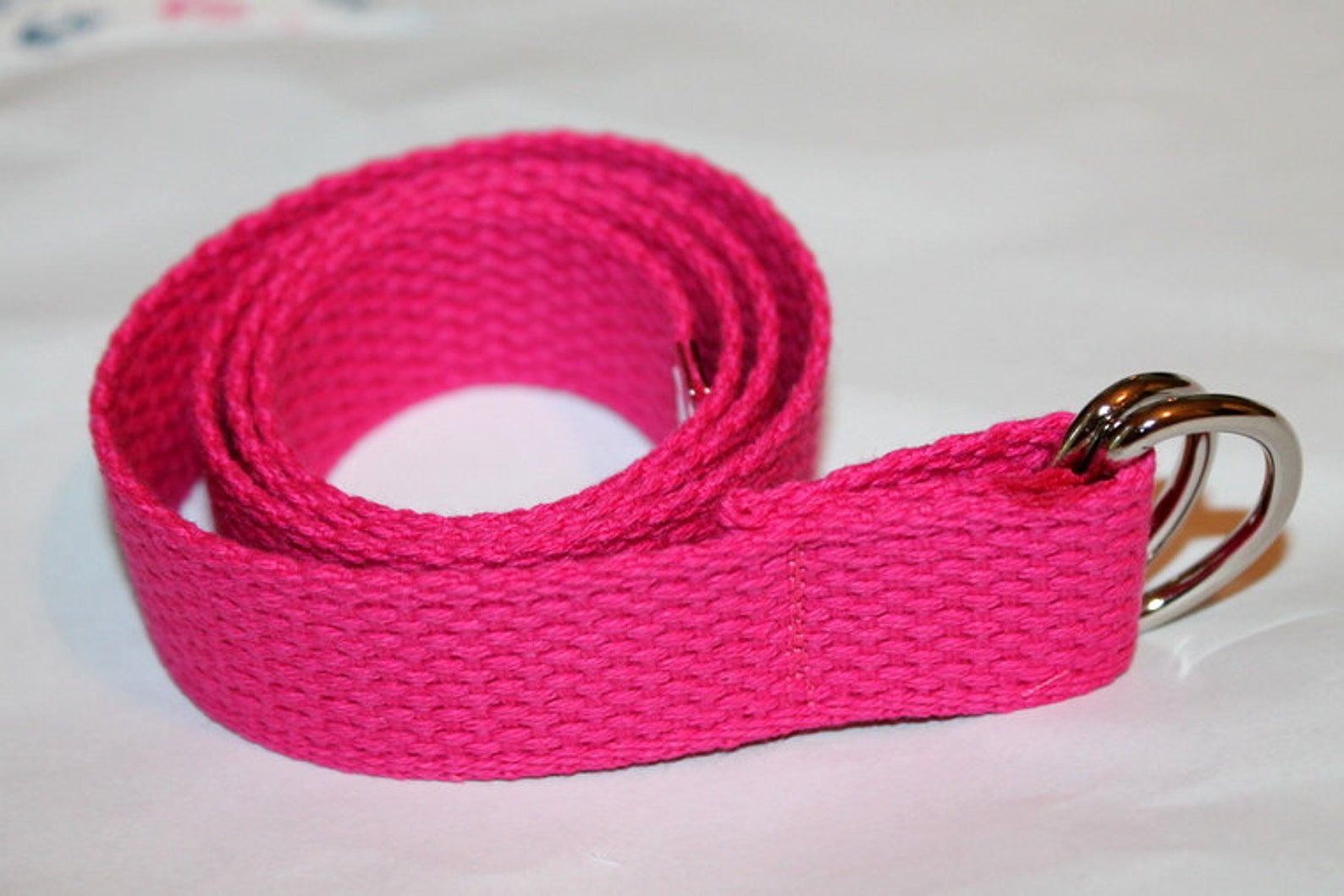 Girls Belt Webbing Girls Hot Pink Belt Hot Pink Canvas Belt | Etsy