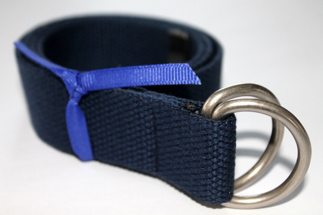 Navy D Ring Belt Navy Ladies D Ring Mens Webbing Belt Navy - Etsy