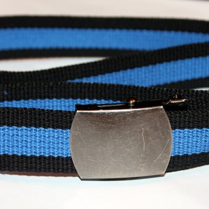 Black and Orange Belt Black and Orange D Ring Belt Striped Webbing Belt ...